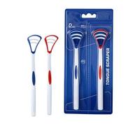 YANDY Tongue scraper, tongue brush for adults and children,easy to use,freshens breath and helps eliminate bad breath (Pack of 2)