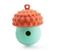 YANFDACAI Silicone Slow Feeder - Interactive Chew Toy for Cats & Dogs, Perfect Puzzle Treat Dispenser, Great Dental Care & Fun Playtime with Pet Toy Leak Food.(red + Blue)