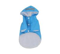 YANFJHV Dog Raincoat, Adjustable Pet Jacket, Lightweight Dog Poncho with Hood for up to Large Dogs and Puppies, Pet Clothes Hangers for the Closet (Blue, M)