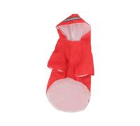 YANFJHV Dog Raincoat, Adjustable Pet Jacket, Lightweight Dog Poncho with Hood for up to Large Dogs and Puppies, Pet Clothes Hangers for the Closet (Red, S)