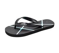 YANFJHV Flip flops sandals men: beach sandals bathing shoes non-slip summer flip flop toe separator flat beach summer sandals toe sandals lightweight women's bathing slippers, blue, 9 UK