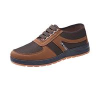 YANFJHV Men's Trainers, Wide Foot, Lightweight Trainers, Soft Sole, Handball Shoes, Trainer, Fitness Shoes, Platform Walking Shoes, Breathable Walking Shoes, Retro Fashion, Hiking Shoes, Size 39-44