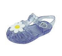 YANFJHV Sandals Shoes Flowers Princess Beach Baby Girls Solid Baby Shoes EVA 34, purple, 2-2.5 Years
