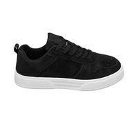 YANFJHV Sports Shoes Men's Wide Foot Laces Trainers Plain Running Shoes Single Leg Shoes Workout Fitness Shoes Flat Walking Shoes Sporty Casual Shoes Comfortable Platform Shoes, black, 11 UK