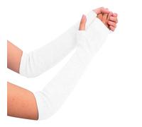 YANFJHV Winter Mesh Gloves for Women, Knitted Plus Velvet, Thickened and Winter Gloves with Warm Pattern (Gloves for Adults), Fur Gloves Women (White, One Size)