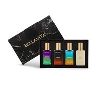 YANG Unisex Scents | Long Lasting Perfume Gift Set for Man and Woman | EDP 4x20ML | Bergamot, Vanilla, Cedar and Sandalwood | Woody, Musky Long Lasting Premium Fragrance