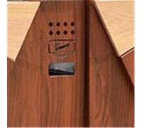YANG11FAN Outdoor Trash Can Imitation Wood Trash Can Double Bin Metal Rubbish Box for Outdoor Public Places Outside Garbage Can