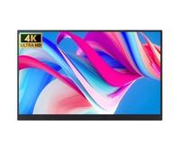 YANG11FAN Portable Monitor 15.6 Inch Portable Monitor Full HD 4K Resolution 16:9 Multi-function Extended Screen External Monitor