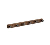 YANG11FAN Space-Saving Walnut Wood Mushroom-Shaped Wall-Mounted Coat Rack: A Rack that Can Be Installed Without Drilling Holes(XXL)