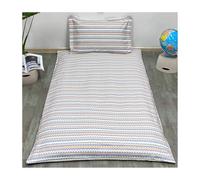 YANGAFJDUA 100% Cotton Floor Futon Mattress Cover with Zipper and Pillowcase, Soft Zippered Futon Cover for Japanese Futon Floor Mattress Washable Mattress Pad Cover All-Inclusive,H,90x200cm/35x79in