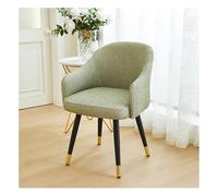 YANGAFJDUA Curved Back Dining Room Chair Covers Slipcovers 6/4/2 Piece, Stretch Accent Kitchen Chair Covers Modern Arc Shaped Armrest Counter Height Bar Stools Covers Wing Back Chair Protector,C,1PC
