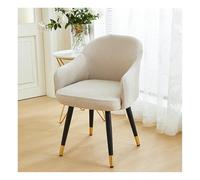 YANGAFJDUA Curved Back Dining Room Chair Covers Slipcovers 6/4/2 Piece, Stretch Accent Kitchen Chair Covers Modern Arc Shaped Armrest Counter Height Bar Stools Covers Wing Back Chair Protector,A,1PC