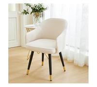 YANGAFJDUA Curved Back Dining Room Chair Covers Slipcovers 6/4/2 Piece, Stretch Accent Kitchen Chair Covers Modern Arc Shaped Armrest Counter Height Bar Stools Covers Wing Back Chair Protector,G,1PC