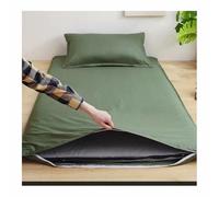 YANGAFJDUA Soft Futon Floor Mattress Cover with Zipper for Single Double Futon, Japanese Tatami Futon Mattress Dust Cover, Breathable Futon 100% Soft Mattress Cover, Washable,A,90x190cm/35x75in