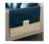 YANGAFJDUA Waterproof Armrest Covers for Sofa, Non-Slip Sofa Arm Organizer with Pockets for Tablet Magazines TV Remote Holder, Universal Recliner Couch Armchair Slipcover Washable,B,50x110cm/20x43in