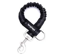 Yangbaga Dogs Shock Absorber, Elastic Buffer Extension leash with Bungee Shock for Pet, Prevent Injury on Arm and Shoulder & Absorb the Pull by Dogs, Great for Bicycle, Running, Walking etc. (Black)