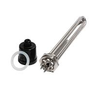 YANGC 1 1/2" DN40 Heating Element for Machine with Ground Screw and Probe 3KW/4.5KW/6KW/9KW/12KW(380V,12KW 355mm 304SUS)