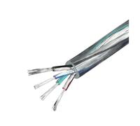 YANGC 1~20m Transparent Power Cord 28/26/24/22/20/18/16AWG PVC Insulation Tinned Copper Cable 2 3 4 5 Cores LED Light Wire Line(4 Cores,3 METERS_20AWG)