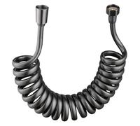 YANGC 1.5/2/3/5M Spring Flexible Retractable Hose for Shower Head Toilet Bidet Pipe Plumbing Bathroom Spiral Flexible Shower Hose(Dark Grey,3M)