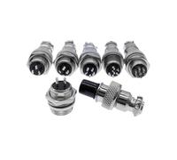 YANGC 10PCS GX12 2/3/4/5/6/7Pin Female Socket Quick Connector 12mm Set