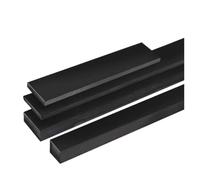 YANGC 2/4/6PCS Black Wear-Resistant Nylon PA66 Square Strip Nylon Flat Strip Length 500MM Thickness 3mm/5mm/8mm/10mm/15mm/20mm/25mm(5x20mm 4pcs)