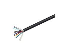 YANGC 2/5/10m UL2464 Shielded Wire 28/26/24/22/20/18AWG Double Shielded 2/3/4/5/6/8/10/12 Core Anti-interference Signal Control Cable(8 Cores,10 METERS_28AWG)