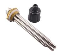 YANGC 220v/380V Heating Element SUS304 Electrical Heater DN32 DN40 Resistance 2KW/3KW/3750W/4.5KW/6KW(Heater only,3KW,DN32 42mm)