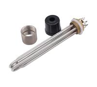 YANGC 220v/380V Heating Element SUS304 Electrical Heater DN32 DN40 Resistance 2KW/3KW/3750W/4.5KW/6KW(with accessoris,3KW,DN40 47mm)