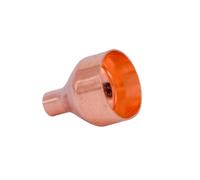 YANGC 32mm 35mm to 12.7/15/16/19/22/25.4/28.6mm Copper End Feed Straight Reducing Coupling Plumbing Fitting Scoket Weld Water Gas Oil(32mm to 22mm)