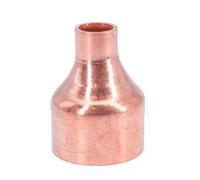 YANGC 42mm to 12.7/15/16/19/22/25.4/28.6/32/38mm Copper Reducer End Feed Straight Reducing Cupling Plumbing Fitting Weld Scoket(42mm to 12.7mm)