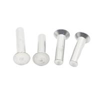 YANGC 5-50pcs GB869 Aluminum Countersunk Head Solid Rivet M2 M2.5 M3 M4 M5 M6 M8(M3 50pcs,12mm)