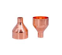 YANGC 50mm 54mm to 25.4 28.6 32 35 38 42mm ID 99.9% Copper End Feed Solder Reducer Reducing Fitting Coupler for Air Condition(50mmx38mm)