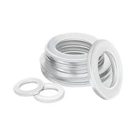 YANGC 6061# Aluminum Alloy M3 M5 M6 M8 M10~ M30 Gasket Ultra-thin Metal Screw Flat Washer Standard Thickness-Increasing Washer(M14x18x1 (50pcs))