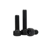 YANGC DIN912 M2M2.5 M3 M4 M5 M6 M8 M10 M12 12.9 Alloy Steel Black Hexagon Hex Socket Cap Head Screw(M10 (10pcs),100mm)