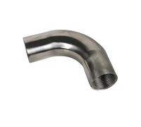 YANGC (DN8 DN10 DN15 DN20 DN25-DN50) 304 Stainless Steel Double Inner Wire Elbow 90 Degree Mirror Polished Sanitary Grade Elbow Joint(DN40)