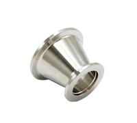 YANGC KF10 KF16K KF25 KF40 KF50 Vacuum Tri Clamp Reduer SUS304 Stainless Sanitary Pipe Fitting Beer Brewing Diary Product(KF16 to KF50)