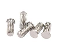 YANGC M2.5 M3 M4 M5 M6 M8 Self Clinching Screw Studs Pressure Rivet Screw 304 Stainless Steel Flush Head Studs(5mm,M3-(100pcs))