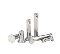 YANGC M3 M4 M5 M6 M8 M10 M12 M14 M16 M20 304 Stainless Steel Pin GB882 Flat Head With Hole Cylindrical Fixed Bit(M20-(1pcs),150mm)