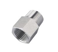 YANGC M5 M6 M8 M10 M12 M14 M16 Metric Female to Male Thread 304 Stainless Steel Pipe Fitting Reducer Adapter Connector High Pressure(M12X1.25 to M14X1.5_Inside to Outside)