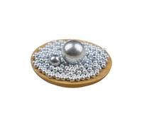 YANGC Precision Aluminum Balls Pure Solid Smooth Beads Aluminum Ball 0.5/0.6/0.7/0.8/0.9/1/1.1/1.2/1.3/1.4/1.5/1.588/2/2.2-70mm(1.5mm- 10000pcs)