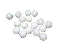 YANGC Rotary Vibrating Screen High Elasticity Silicone Ball Wear-resistant Solid White Elastic 2~70mm(20 PCS,15mm)