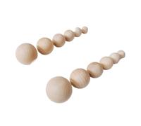 YANGC Round Wood Balls Unfinished Wooden Ball Natural Craft Beads For DIY Craft Projects Jewelry Making Arts Design 6 8 10 12 To 90mm(45mm (1PCS))