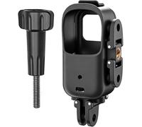 Yangers dual direction mounting bracket holder for OSMO NANO, vertical horizontal adapter mount frame for tripod, selfie stick, bike, dual 1/4″ screw + 2-claw foldable bracket housing case accessories