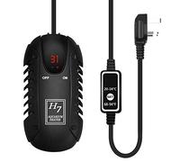 Yangers Fish Tank Submersible Aquarium Heater 100W, Mini Small Digital Temperature Display with in Line Controller Smart Auto Water Temperature Thermostat for 50 60L 100 Litre Tank UK Plug (50L-100L)