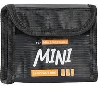Yangers Lipo Fire Resistant Battery Safe Bag Case for DJI Mini 5/ Mini 4/3 Pro Drone, Fire Explosion-Proof Storage Bag for 3 Lithium Batteries Travel & Charging Safety Pouch (Battery Not Included)