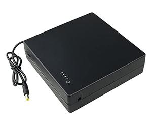 Yangers Smart Mini UPS Uninterruptable Power Supply, High Power 31200mAh Desktop Battery Backup Device Home Power Bank for DC 12V 9V 5V BT Wifi Router Camera CPE Alarm Modem Nas Drive