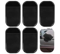 Yangfei 5 x Non-Slip Car Mats for Car Dashboard Non-Slip Mats (Black)