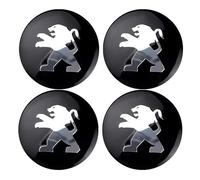 YANGFEIYA 4 Pcs Car Center Hub Caps Sticker for Peugeot 508 I SW 2014-2018 50MM, Wheel Cap Sticker Wheel Trims Wheel Center Hub Caps Badge Sticker,B