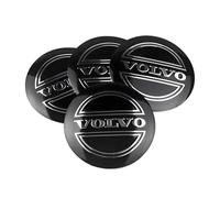 YANGFEIYA 4 Pcs Wheel Center Cap Sticker for Volvo EC40 2024 56mm, Cap Sticker Wheel Emblem Badge Logo Stickers Stickers for Hub Caps