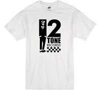YANGGUOC 2 Tone Records Tshirt, Bad Manners, Ska, Madness, The Beat, Selector (Large)